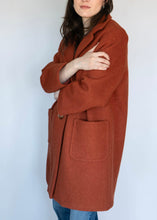 Load image into Gallery viewer, Abrigo de Lana Color Teja