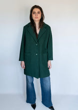 Load image into Gallery viewer, Abrigo de Lana Verde Botella
