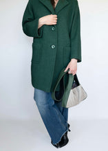 Load image into Gallery viewer, Abrigo de Lana Verde Botella