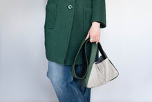 Cargar imagen en el visor de la galería, Bolso Bandolera Color Block Azul&Gris