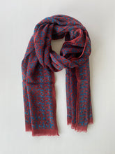 Load image into Gallery viewer, Rhombuses and Hexagons Wool Shawl