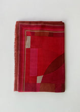 Load image into Gallery viewer, Rhombuses and Hexagons Wool Shawl