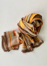 Load image into Gallery viewer, Rhombuses and Hexagons Wool Shawl