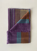 Load image into Gallery viewer, Rhombuses and Hexagons Wool Shawl