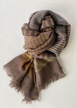 Load image into Gallery viewer, Rhombuses and Hexagons Wool Shawl