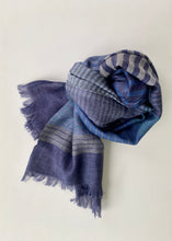 Load image into Gallery viewer, Rhombuses and Hexagons Wool Shawl