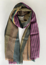 Load image into Gallery viewer, Rhombuses and Hexagons Wool Shawl