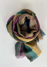 Load image into Gallery viewer, Rhombuses and Hexagons Wool Shawl