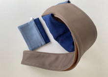 Cargar imagen en el visor de la galería, Bolso Bandolera Color Block Azules