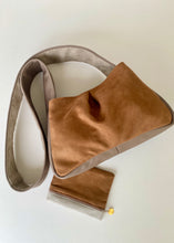 Load image into Gallery viewer, Neceser Color Block Camel & Gris