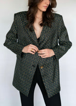 Load image into Gallery viewer, Chaqueta de Rombos Verde y Oro