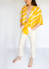 Load image into Gallery viewer, Kimono Tie Dye Lemon