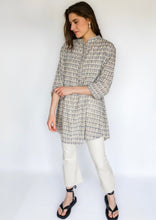 Load image into Gallery viewer, Long Plaid Blouse