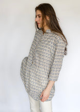 Load image into Gallery viewer, Long Plaid Blouse