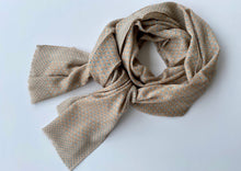 Load image into Gallery viewer, Wool and Silk Shawl with Polka Dots