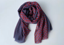 Load image into Gallery viewer, Rhombuses and Hexagons Wool Shawl