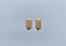 Load image into Gallery viewer, Split Rectangle Earrings