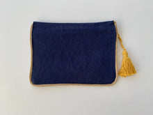 Load image into Gallery viewer, Floral-Navy Print Toiletry Bag