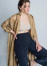 Load image into Gallery viewer, Guardapolvos Lino a Rayas