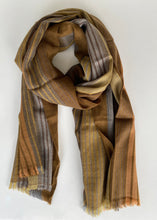 Load image into Gallery viewer, Rhombuses and Hexagons Wool Shawl
