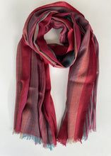 Load image into Gallery viewer, Rhombuses and Hexagons Wool Shawl
