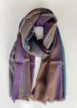 Load image into Gallery viewer, Rhombuses and Hexagons Wool Shawl
