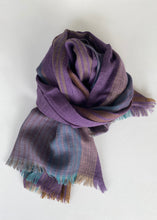 Load image into Gallery viewer, Rhombuses and Hexagons Wool Shawl
