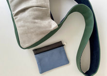 Load image into Gallery viewer, Bolso Bandolera Color Block Azul&amp;Gris
