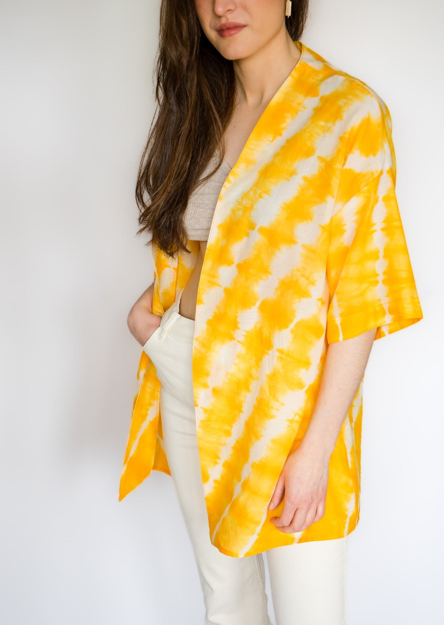 Kimono Tie Dye Lemon