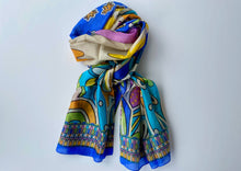 Load image into Gallery viewer, Fauna Mexico Silk Shawl
