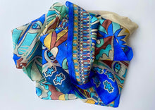 Load image into Gallery viewer, Fauna Mexico Silk Shawl
