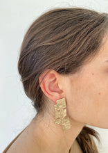 Load image into Gallery viewer, Textured Shapes Earrings
